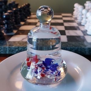 Maude & Bob St. Clair Liberty Bell Glass - 1977 LIKE NEW! Rare!